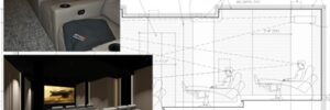 Custom Home Theater Example With Drawing Plans